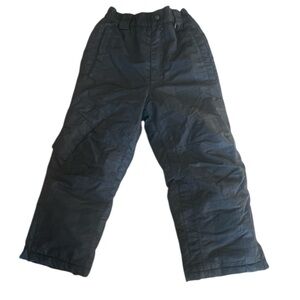Kids Black Snow Pants M (8)